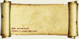 Danica Bekrić vizit kartica